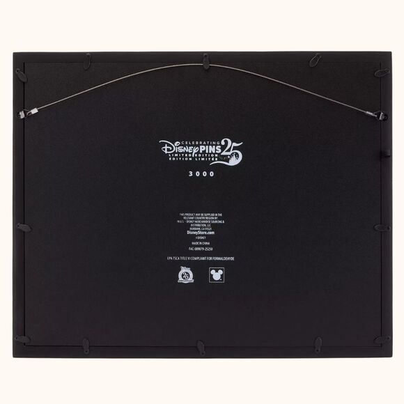 Disneyland 70th Anniversary Vault Collection Pin Display Frame w 3 Pins LE - NEW - Picture 5 of 6